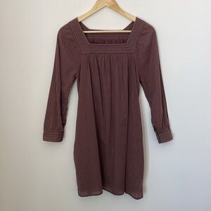 Madras by APC Long Sleeve Mini Dress with Pockets XS Jessica Ogden Jean Touitou